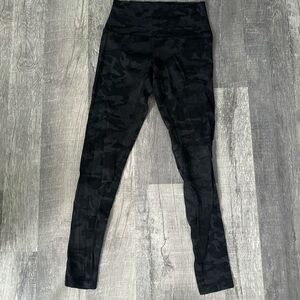 lululemon athletica Black Camo Leggings